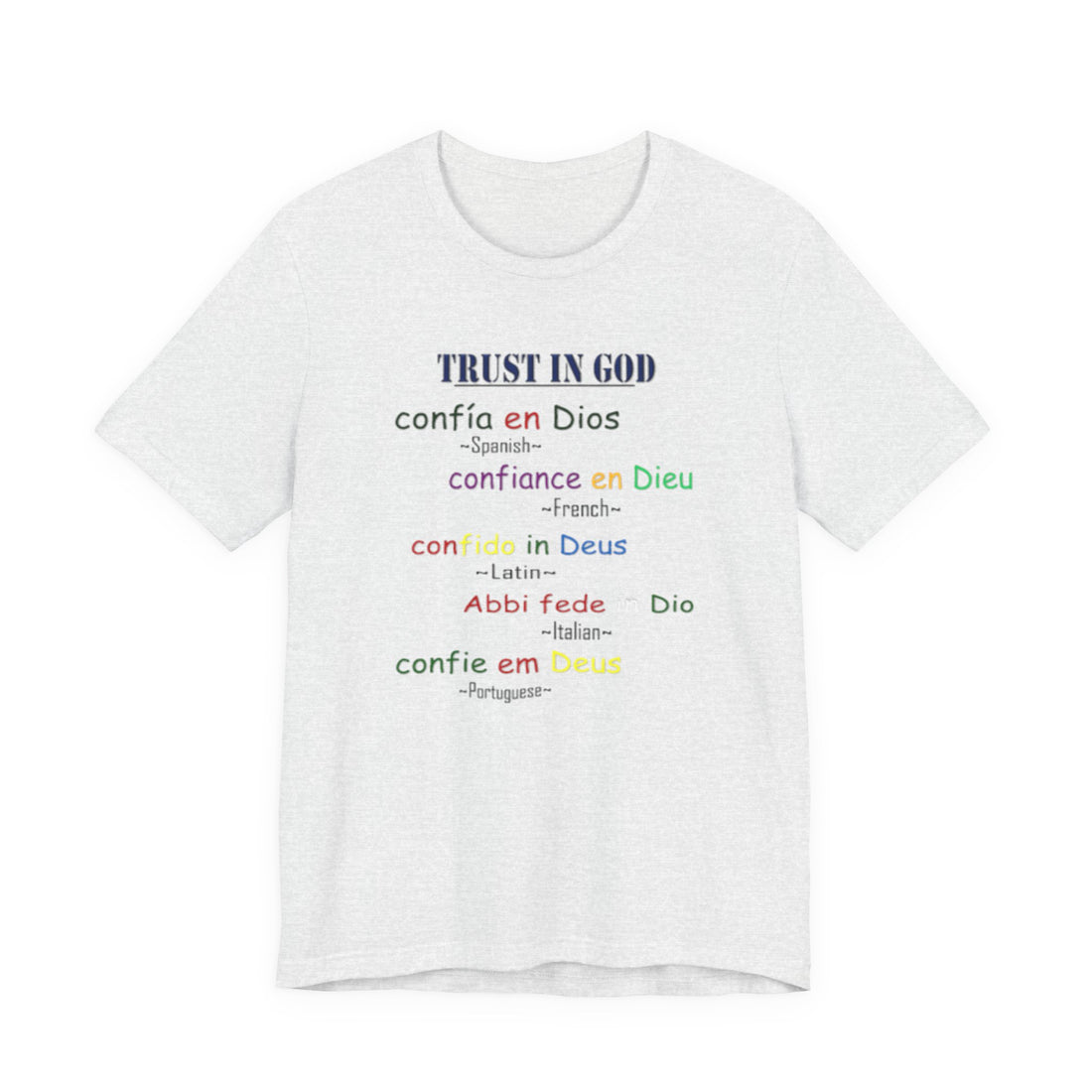 Trust In God Languages