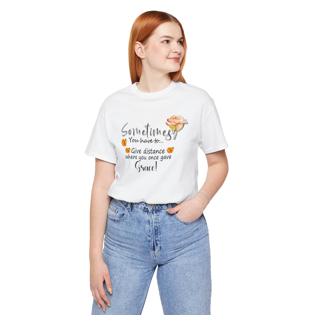 Inspirational Quote Tee for Mindfulness, Perfect for Relaxation, Gifts for Friends, Self-Care Apparel, Motivational Quote Shirt