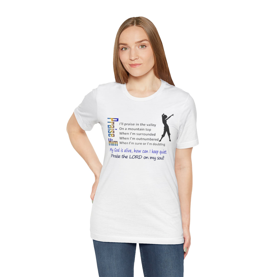 Praise the Lord Unisex Tee, Inspirational T-Shirt, Christian Apparel, Faith-Based Gift, Spiritual Wear, Casual Praise Shirt
