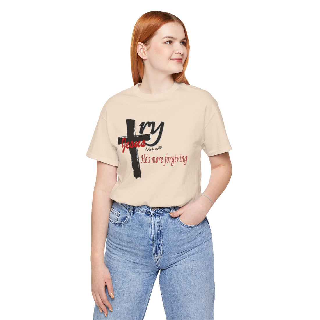 Inspire Faith Unisex Tee, Try Jesus Shirt, Christian Apparel, Gift for Believers, Encouragement Tee, Casual Faithwear