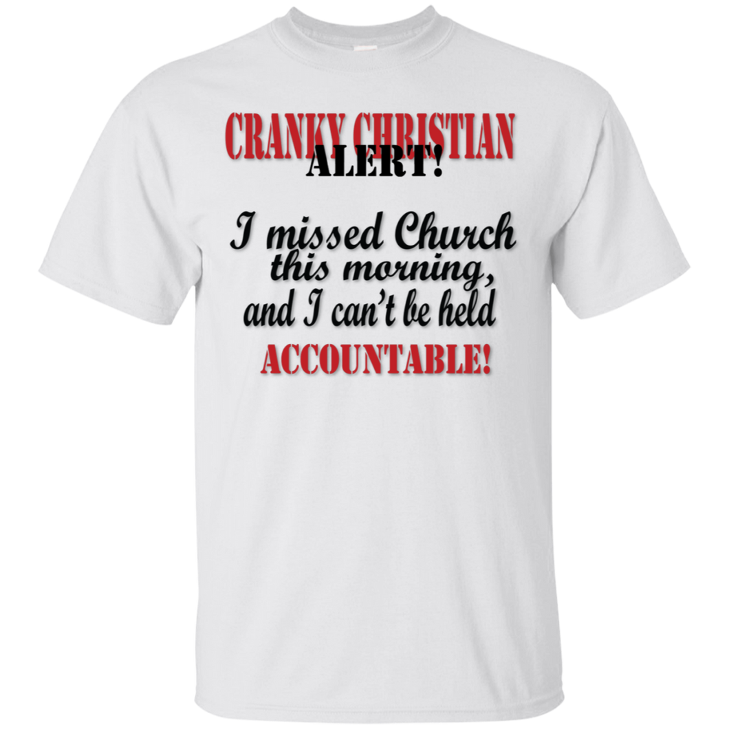 Cranky Christian Alert - Church